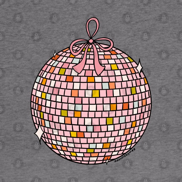 Bow Disco Ball by Doodle by Meg